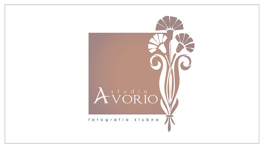 logo, projekt logo, projekt identyfikacja, znak marki, logo konsultantów ślubnych, logo Avorio Studio, firma ślubna, atelier ślubne, projekt identyfikacji marki, projekt wizytówki, zaproszenia, projekt graficzny, grafika Monika Turska